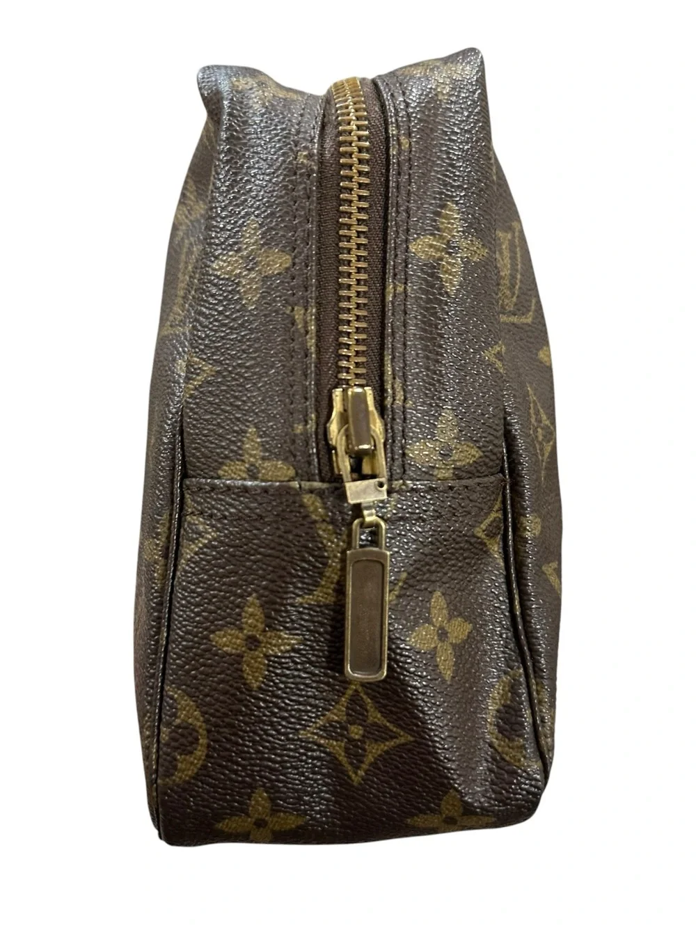 Louis Vuitton 1987 Monogram Leather Vintage Toiletry 28 Trousse Clutch Cosmetic